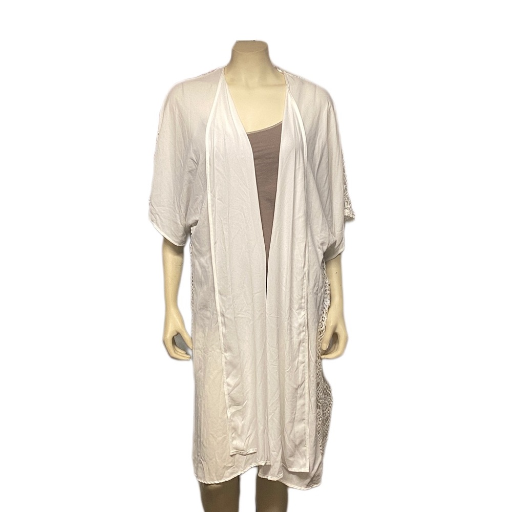 Rush White Crochet Cover Up